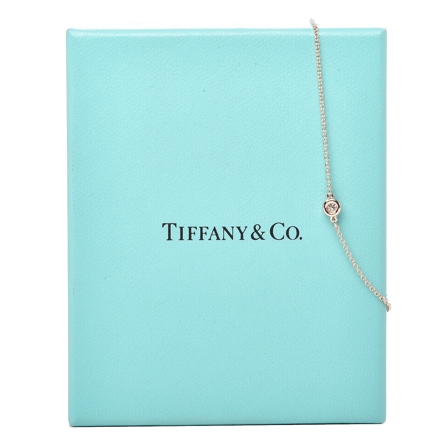 Tiffany 18K Rose Gold Diamond .07ct Elsa Peretti Diamonds by the Yard Bracelet 7 of 7
