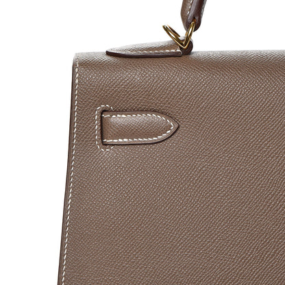 Hermes Epsom Kelly Sellier 32 Etoupe 23 of 34