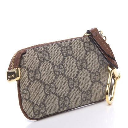 Gucci GG Supreme Monogram Key Case Brown 3 of 8