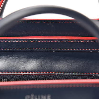 Celine Satin Calfskin Nano Debossed Luggage Navy Blue 10 of 11