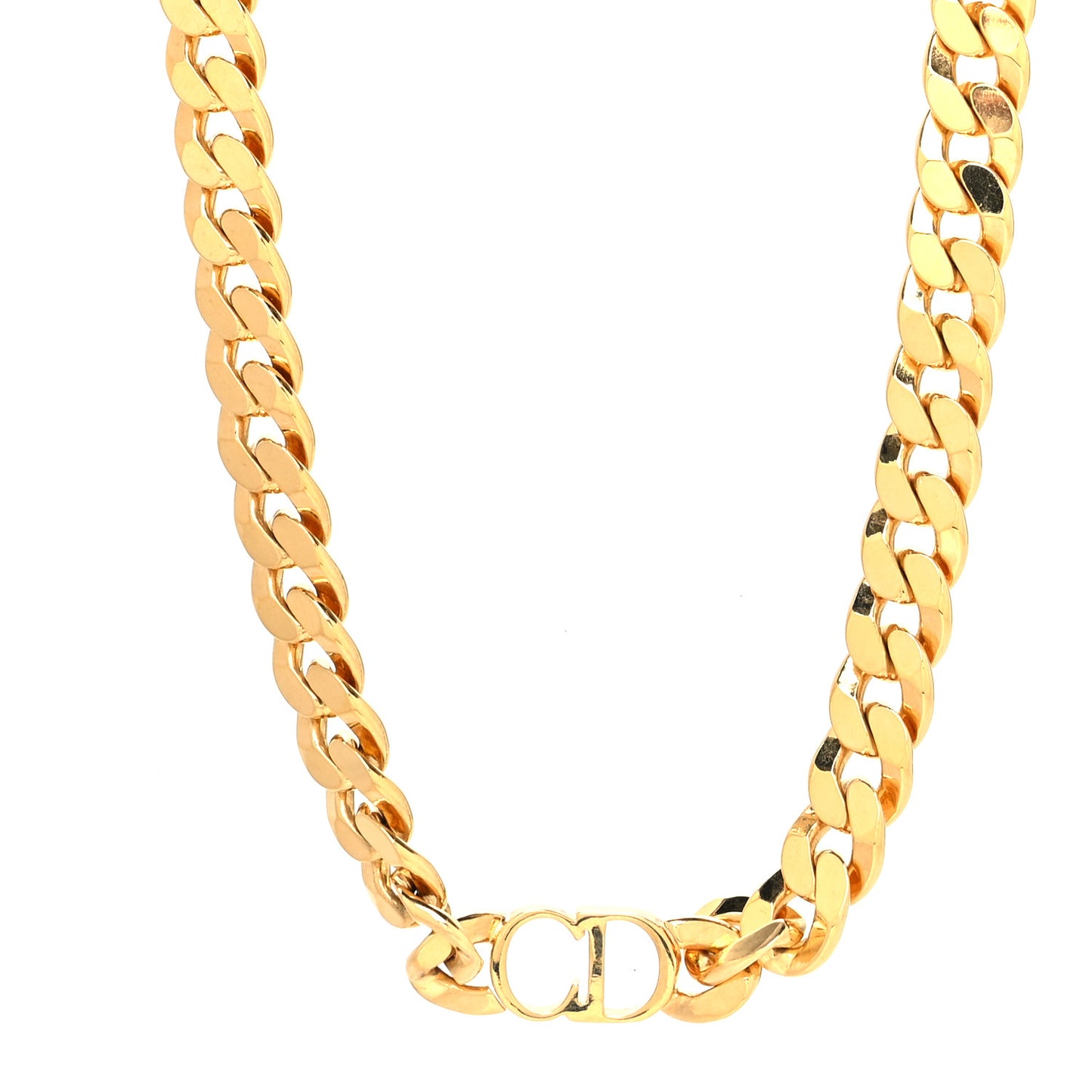 Metal Danseuse Etoile Chain Choker Necklace Gold