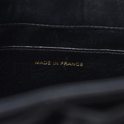 Chanel Glazed Calfskin Quilted Tote Black 7 of 19