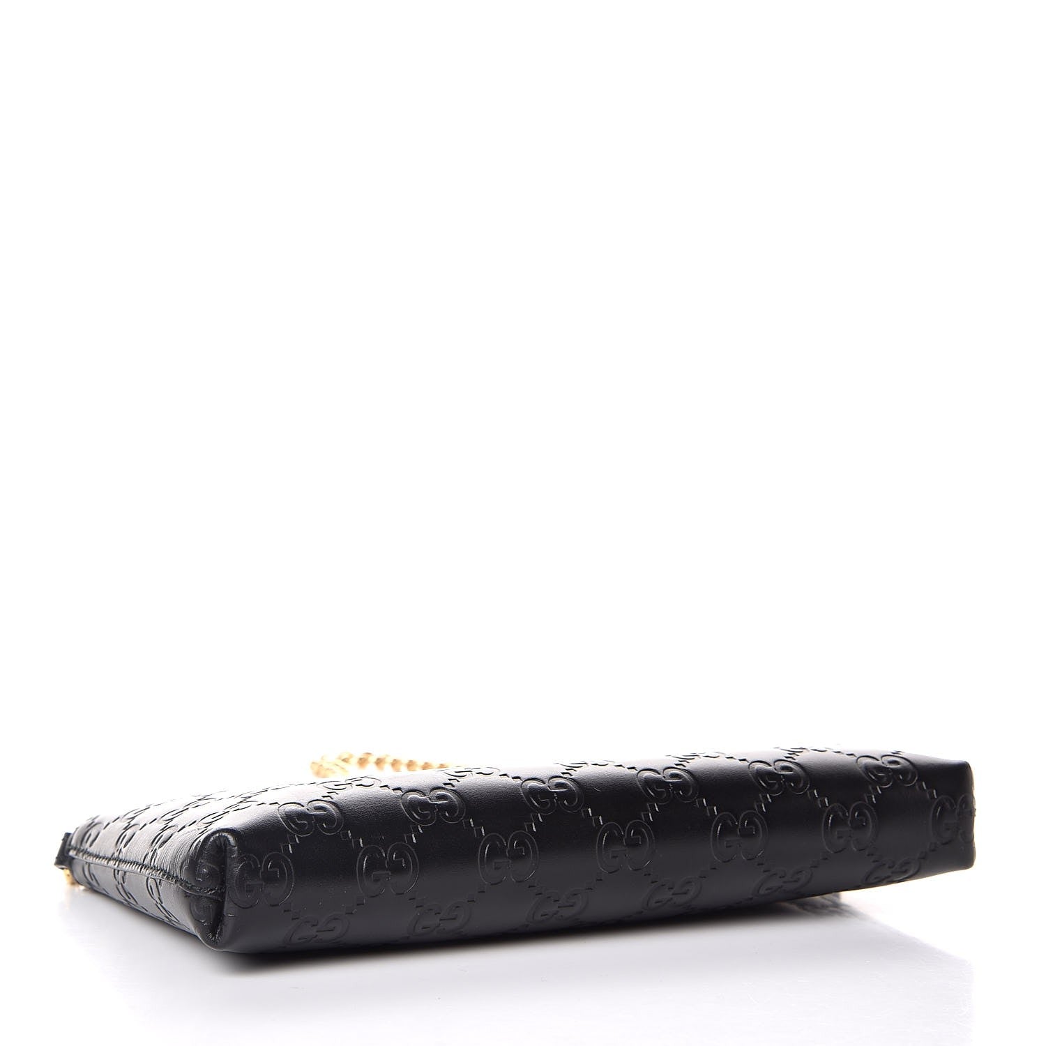 Gucci Guccissima Signature Wrist Wallet Black 4 of 10