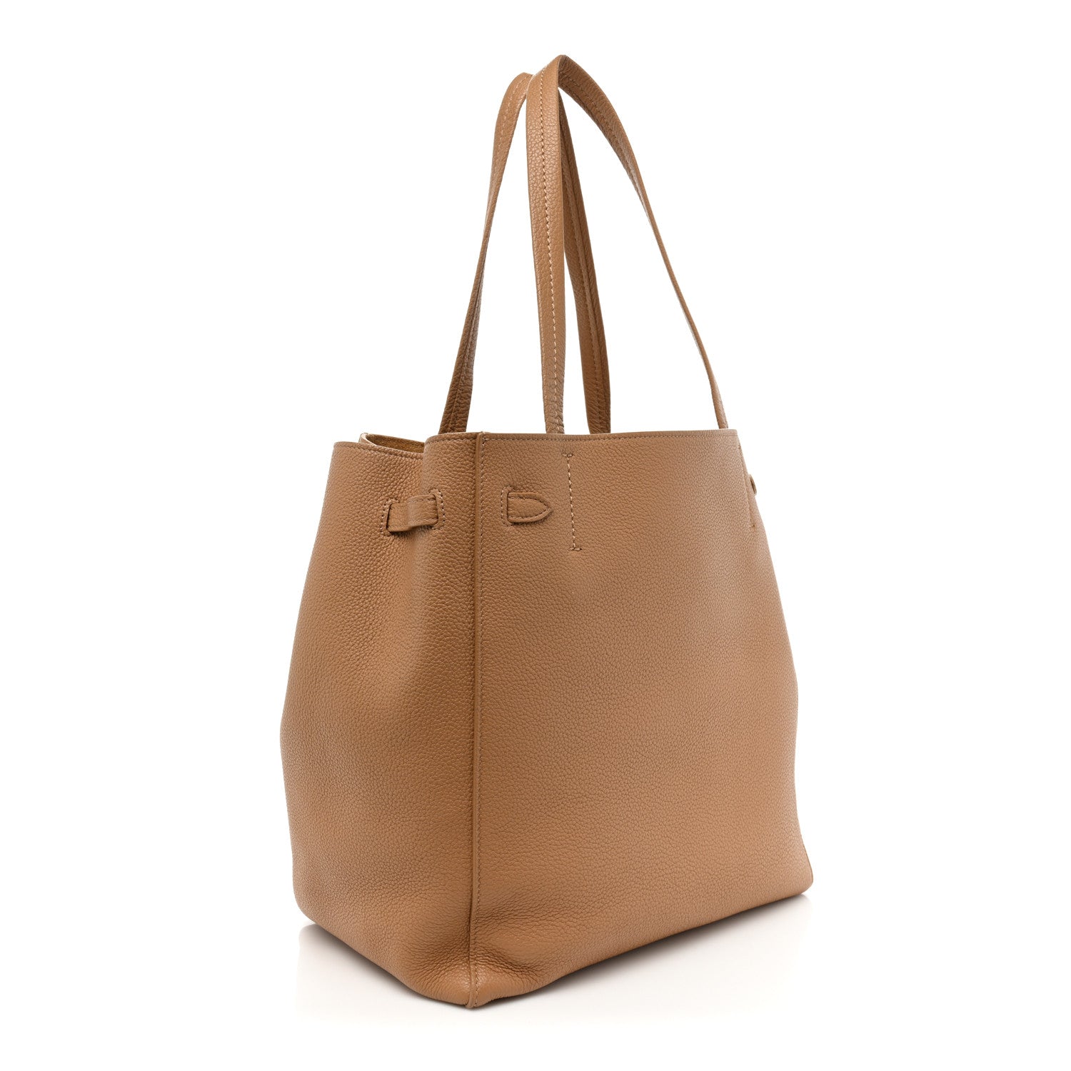 Celine Soft Grained Calfskin Small Belt Cabas Phantom Taupe 3 of 14