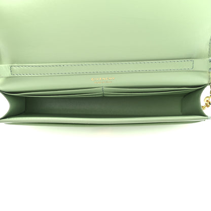 Givenchy Shiny Calfskin 4G Wallet on Chain Pistachio 5 of 11