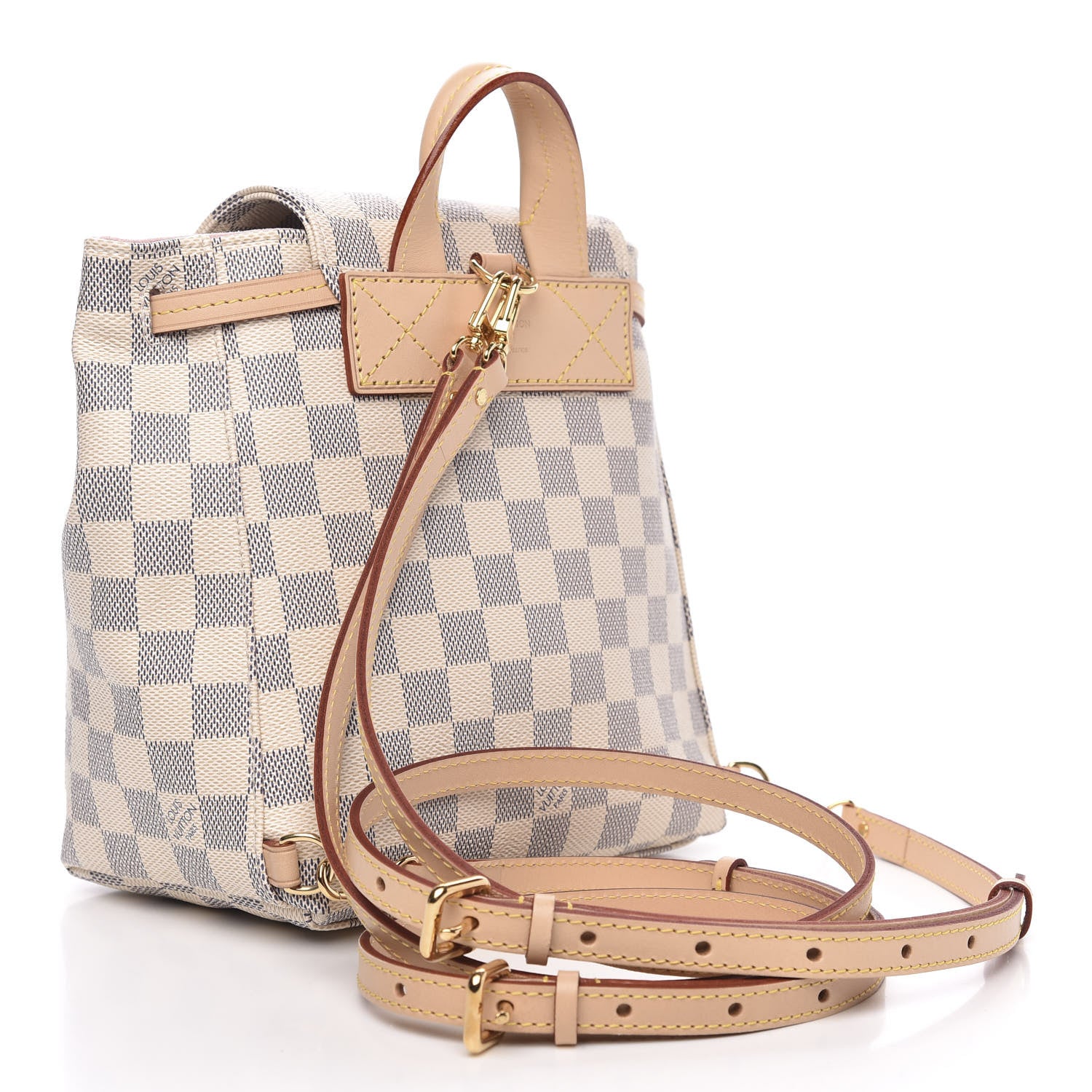Louis Vuitton Damier Azur Sperone BB Backpack 2 of 9