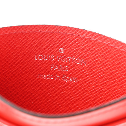 Louis Vuitton Epi Card Holder Coquelicot 6 of 7
