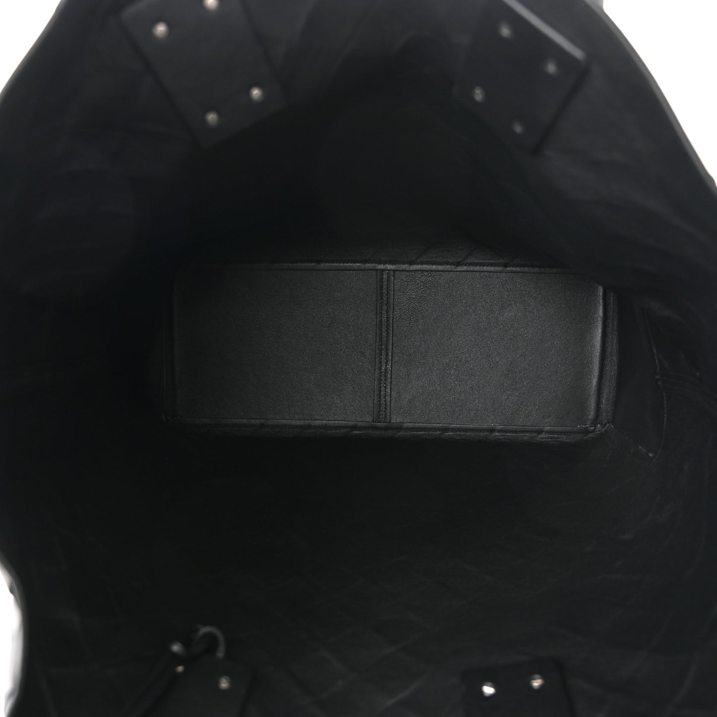 Nappa Intrecciato Shopping Tote Black