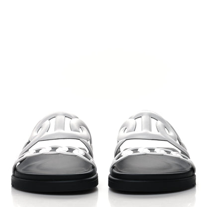 Hermes Nappa Womens Extra Sandals 36 White 2 of 9