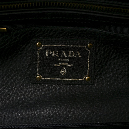 Prada Vitello Daino Bauletto Black 6 of 10