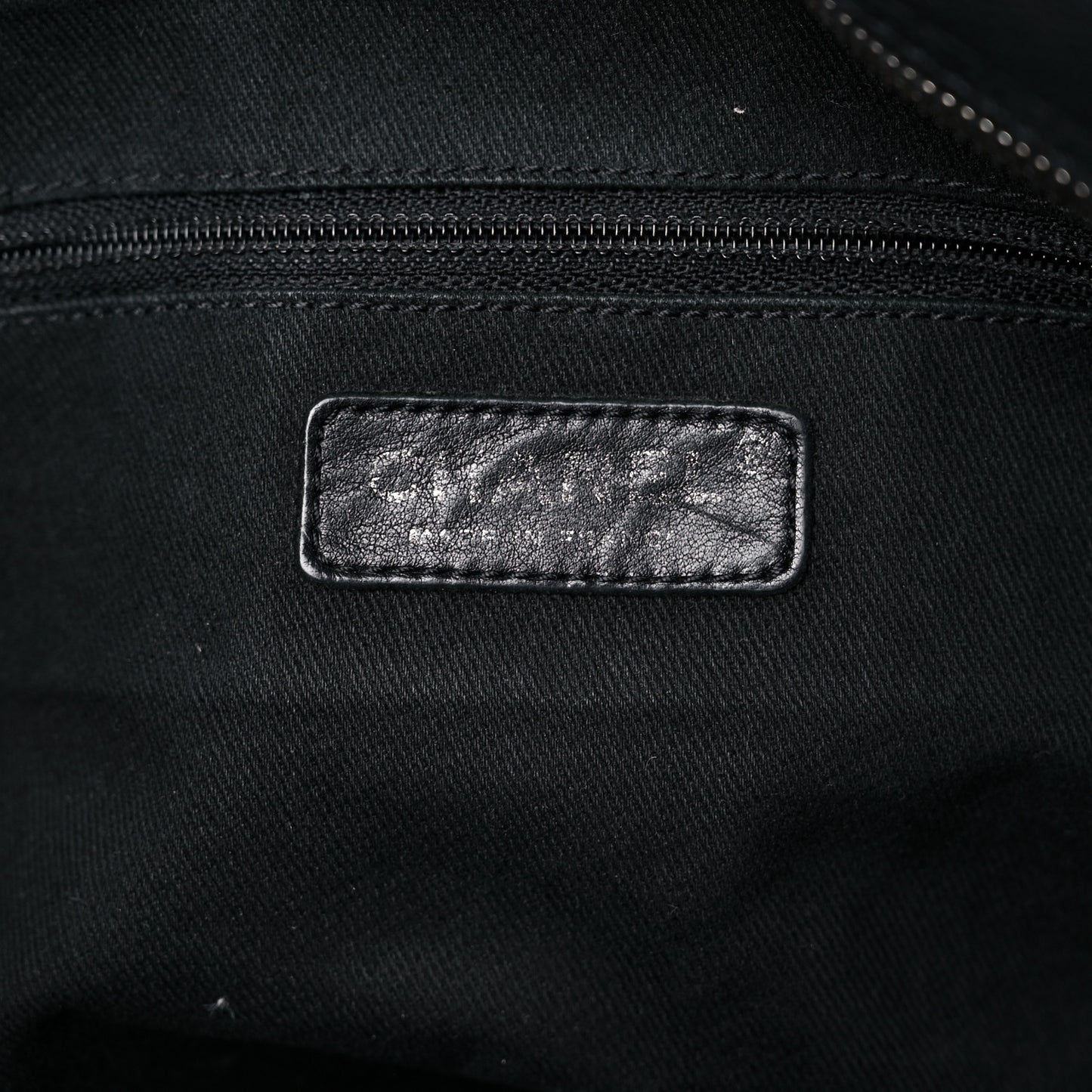 Calfskin Large Diamond Stitch Tote Black