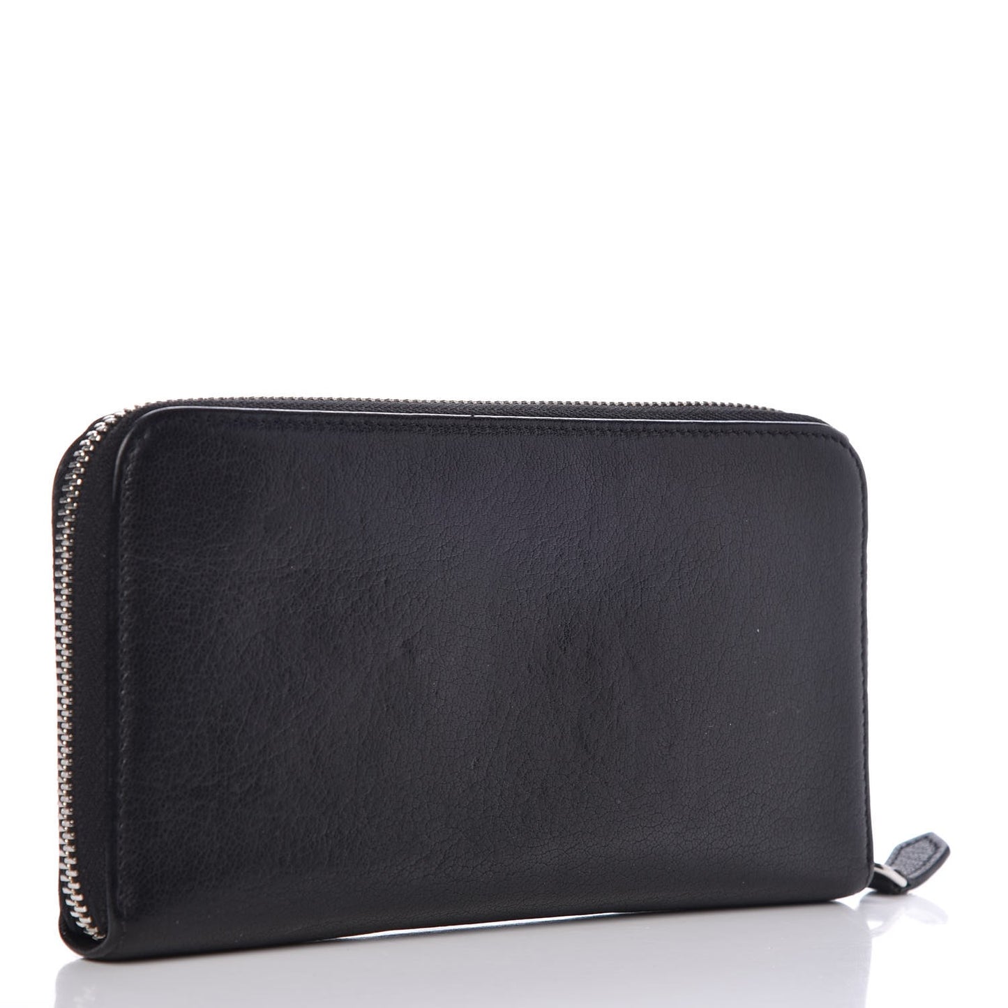 Sugar Goatskin Pandora Zip Around Wallet Black