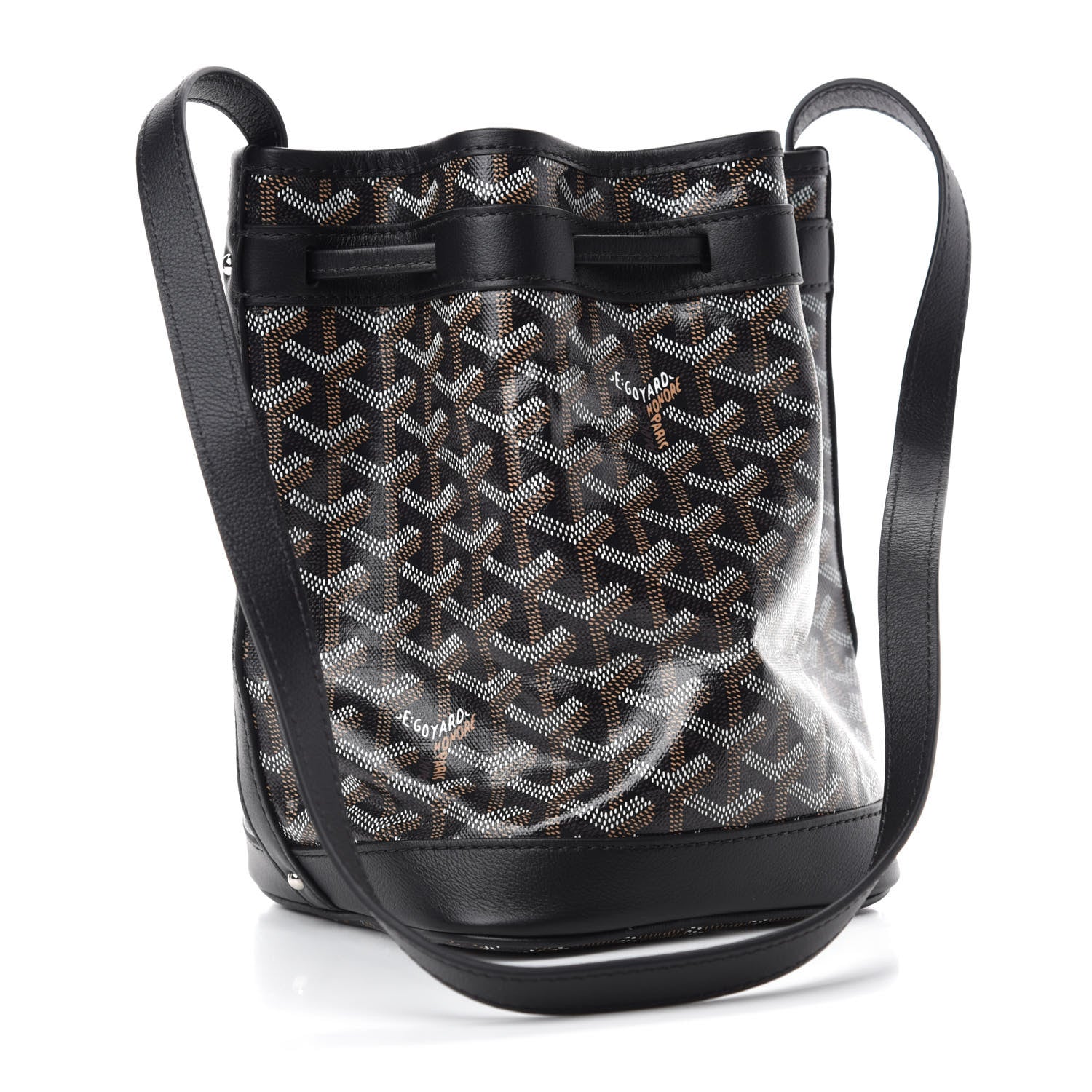 Goyard Goyardine Petit Flot Bucket Bag PM Black 3 of 8