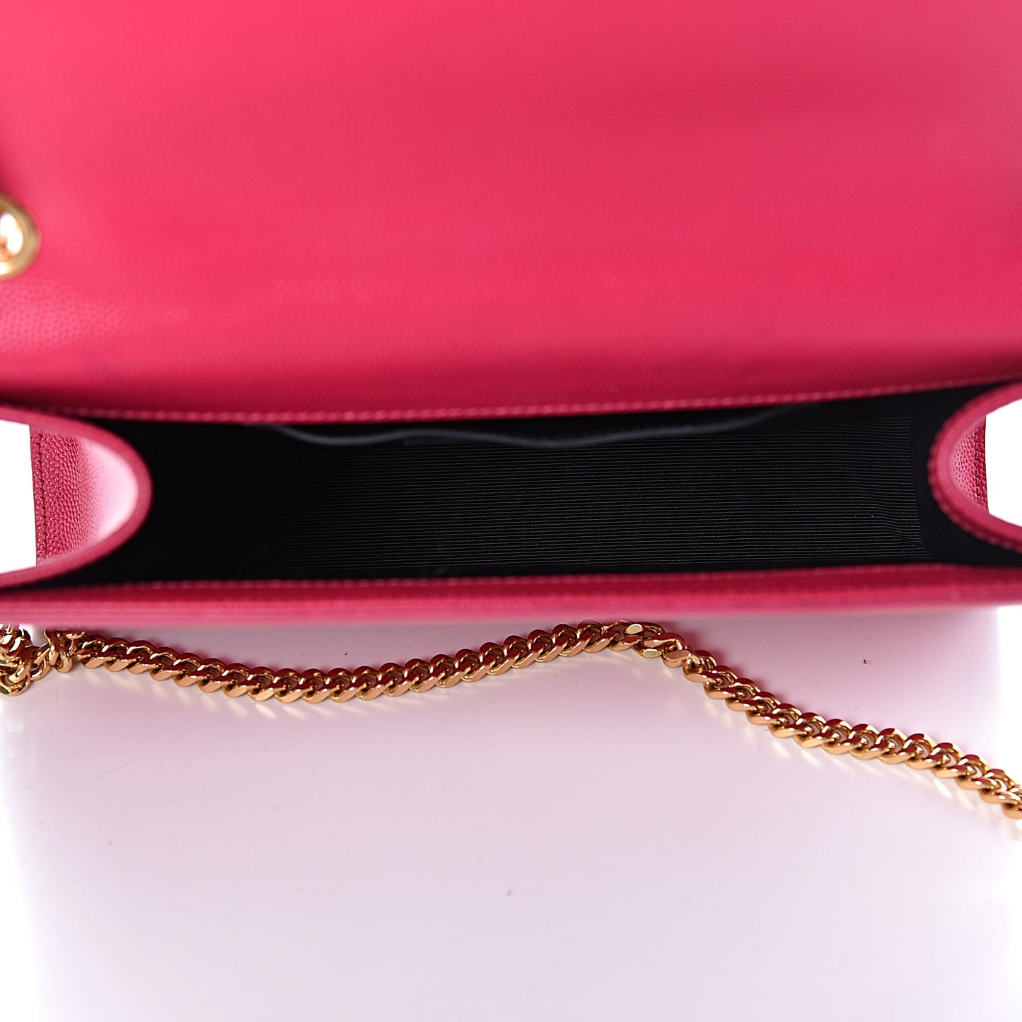 Grain De Poudre Medium Monogram Kate Satchel Lipstick Fuchsia