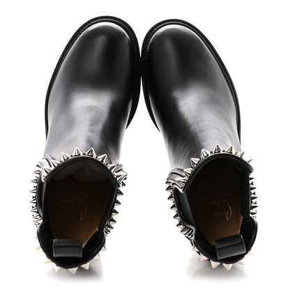 Christian Louboutin Nappa Spiked Capahutta 70 Chelsea Boots 36 Black 2 of 9