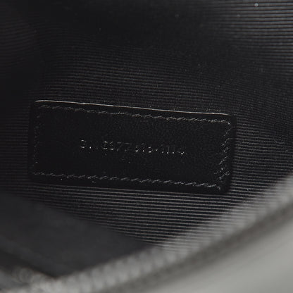 Saint Laurent Calfskin Monogram Zip Pouch Black 7 of 9
