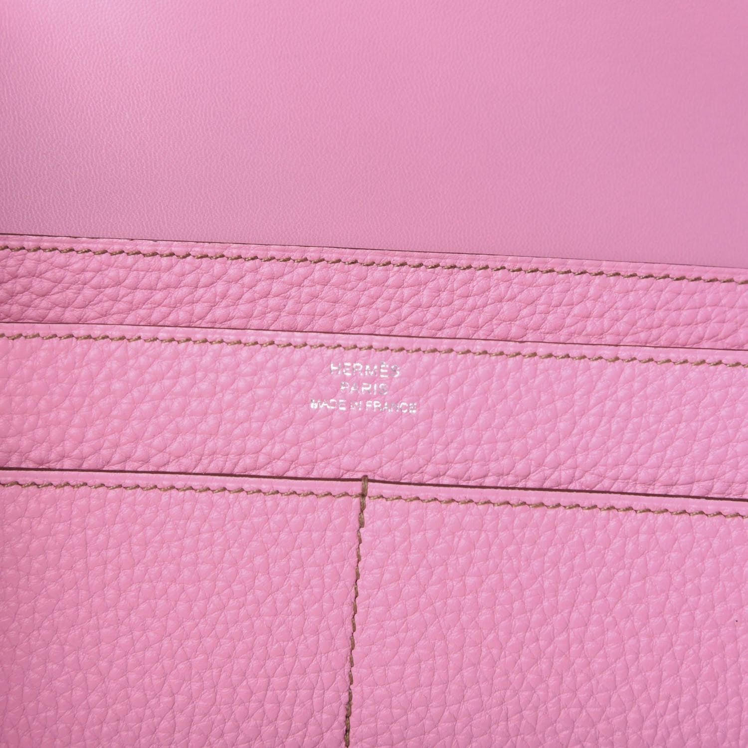 Hermes Togo Dogon Duo Wallet 5P Pink 6 of 8