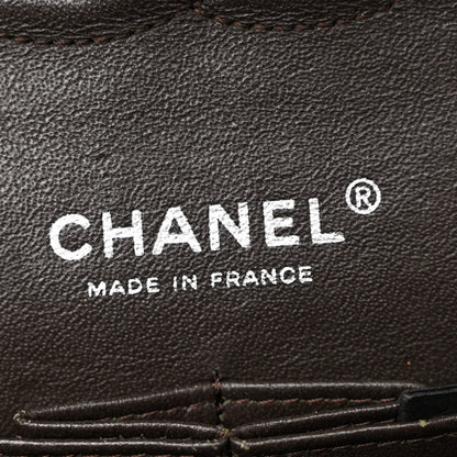 Chanel Patent Quilted Medium Double Flap Brown 6 of 15