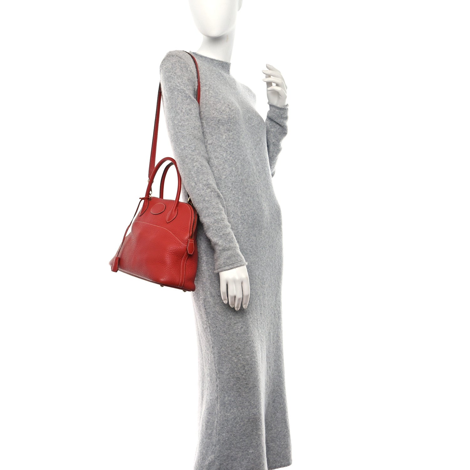 Hermes Taurillon Clemence Bolide 31 Sanguine 2 of 10