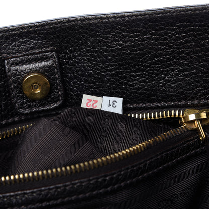 Prada Vitello Daino Tote Piombo 9 of 10