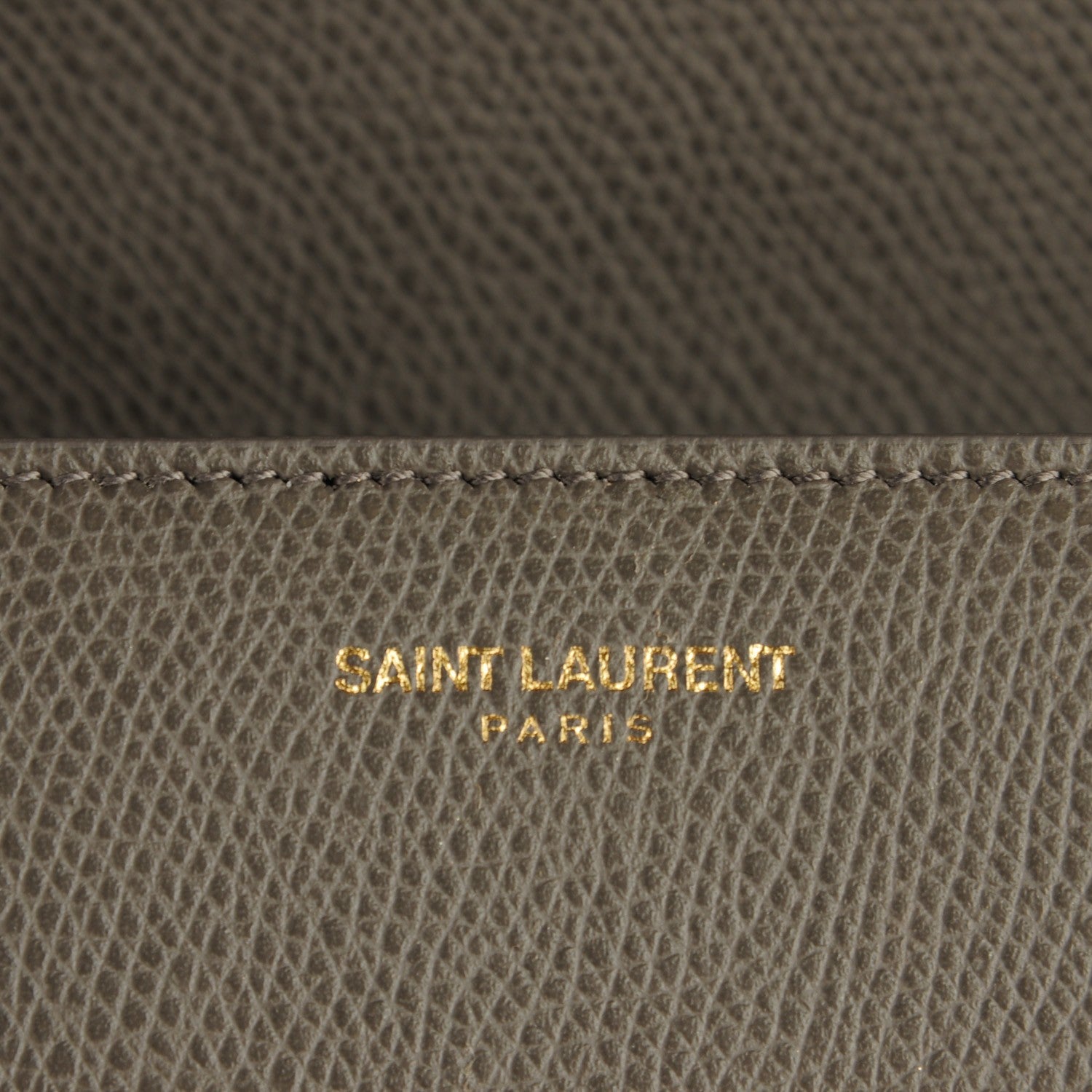 Saint Laurent Textured Calfskin Medium Classic Monogram Universite Bag Fog 5 of 8