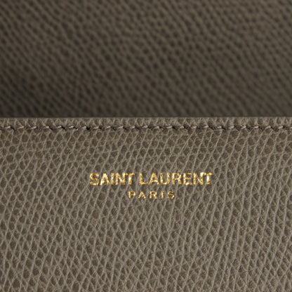 Saint Laurent Textured Calfskin Medium Classic Monogram Universite Bag Fog 5 of 8