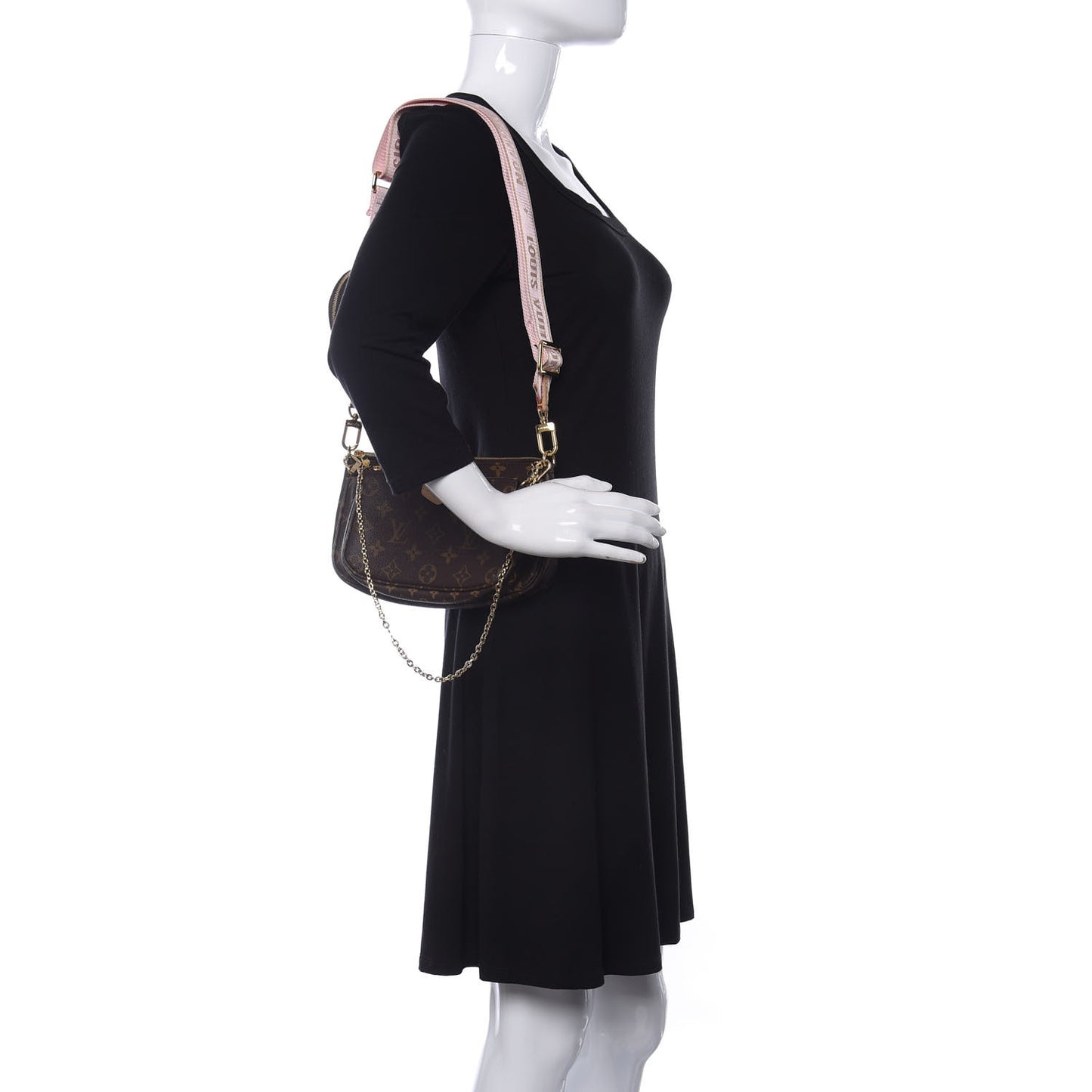 Monogram Multi Pochette Accessories Rose Clair
