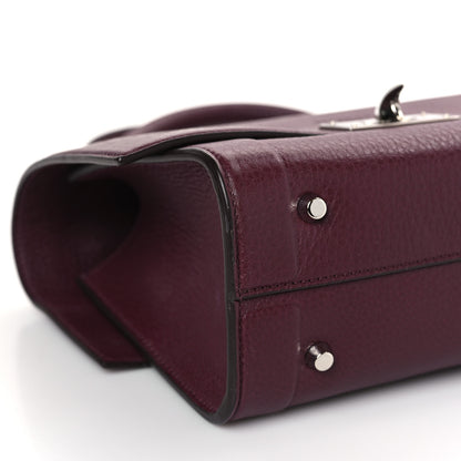 Givenchy Grained Calfskin Mini Shark Lock Oxblood Red 8 of 9