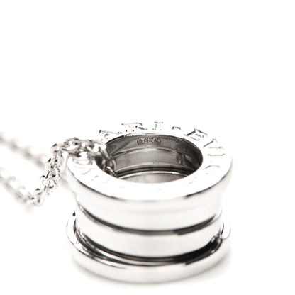 Bulgari 18K White Gold B.Zero1 Pendant Necklace 5 of 7