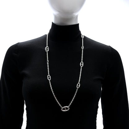 Hermes Sterling Silver Farandole Necklace 80 2 of 5