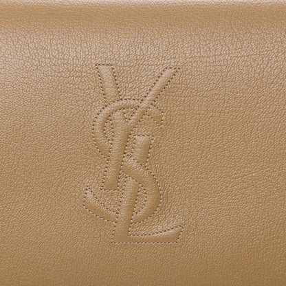 Saint Laurent Calfskin Belle de Jour Chain Clutch Beige 10 of 11