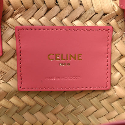 Celine Raffia Calfskin Triomphe Teen Panier Lipstick 6 of 9
