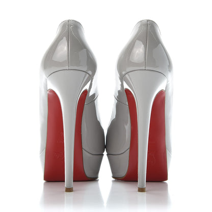 Christian Louboutin Patent Bianca 140 Pumps 38.5 Souris 6 of 8