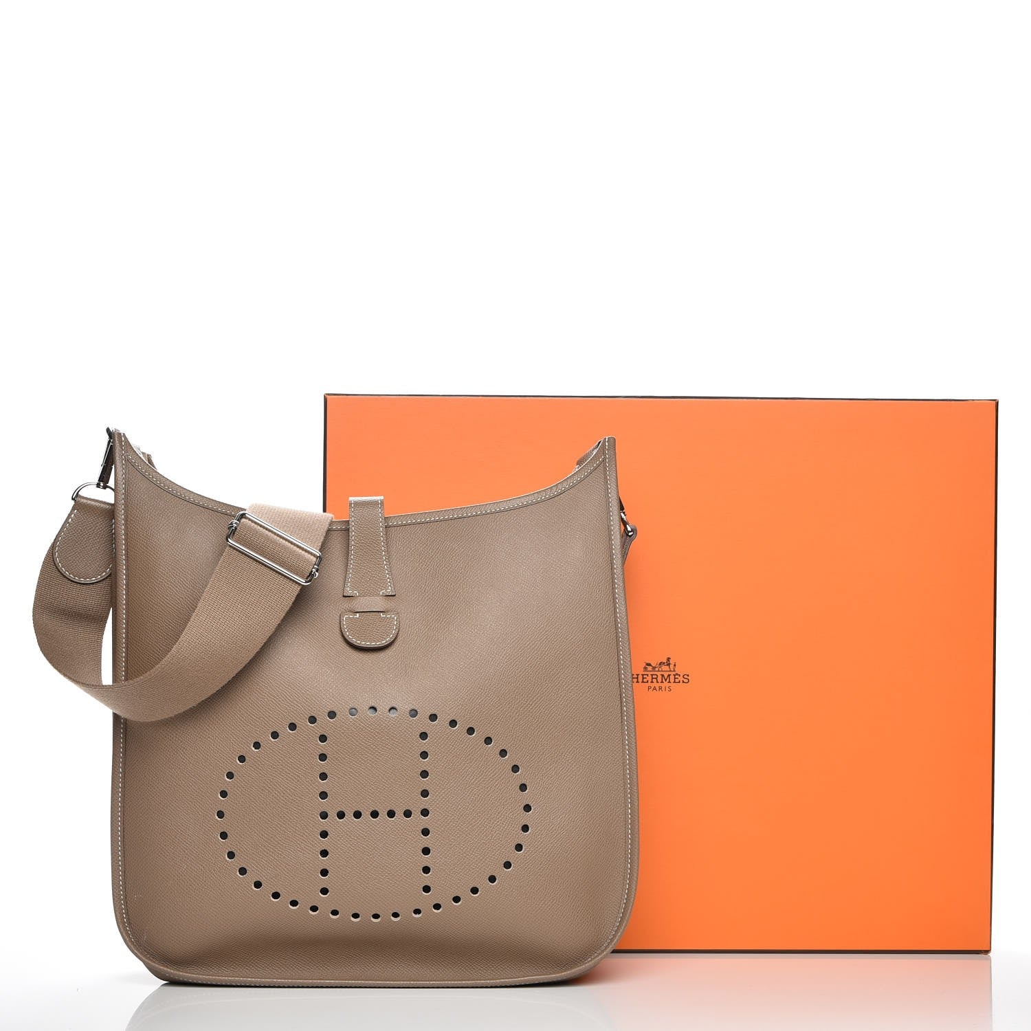 Hermes Epsom Evelyne III GM Etoupe 8 of 9