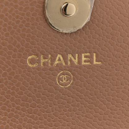 Chanel Caviar Quilted Business Affinity Clutch With Chain Flap Dark Beige 6 of 11