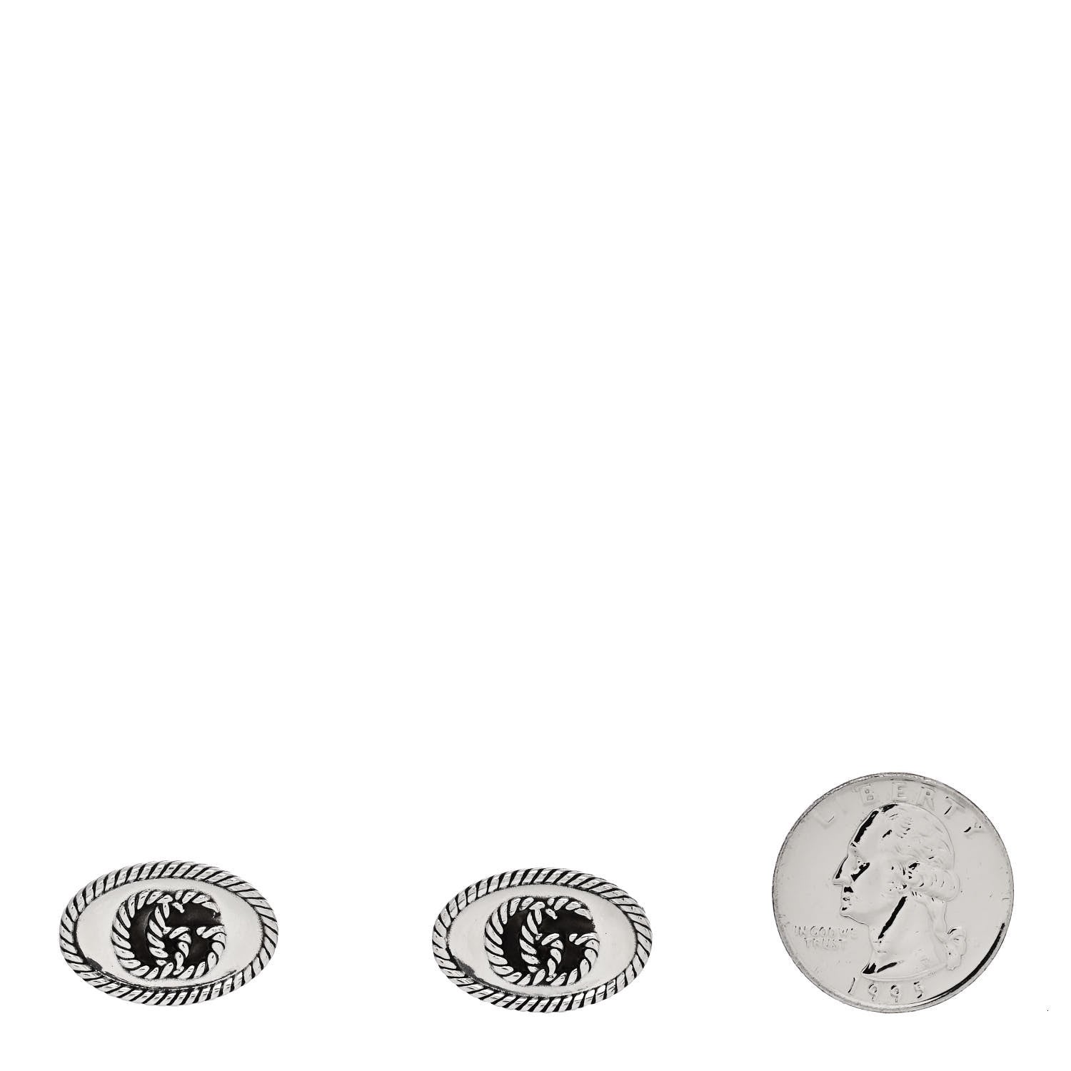 Gucci Sterling Silver Marmont Cufflinks 2 of 5