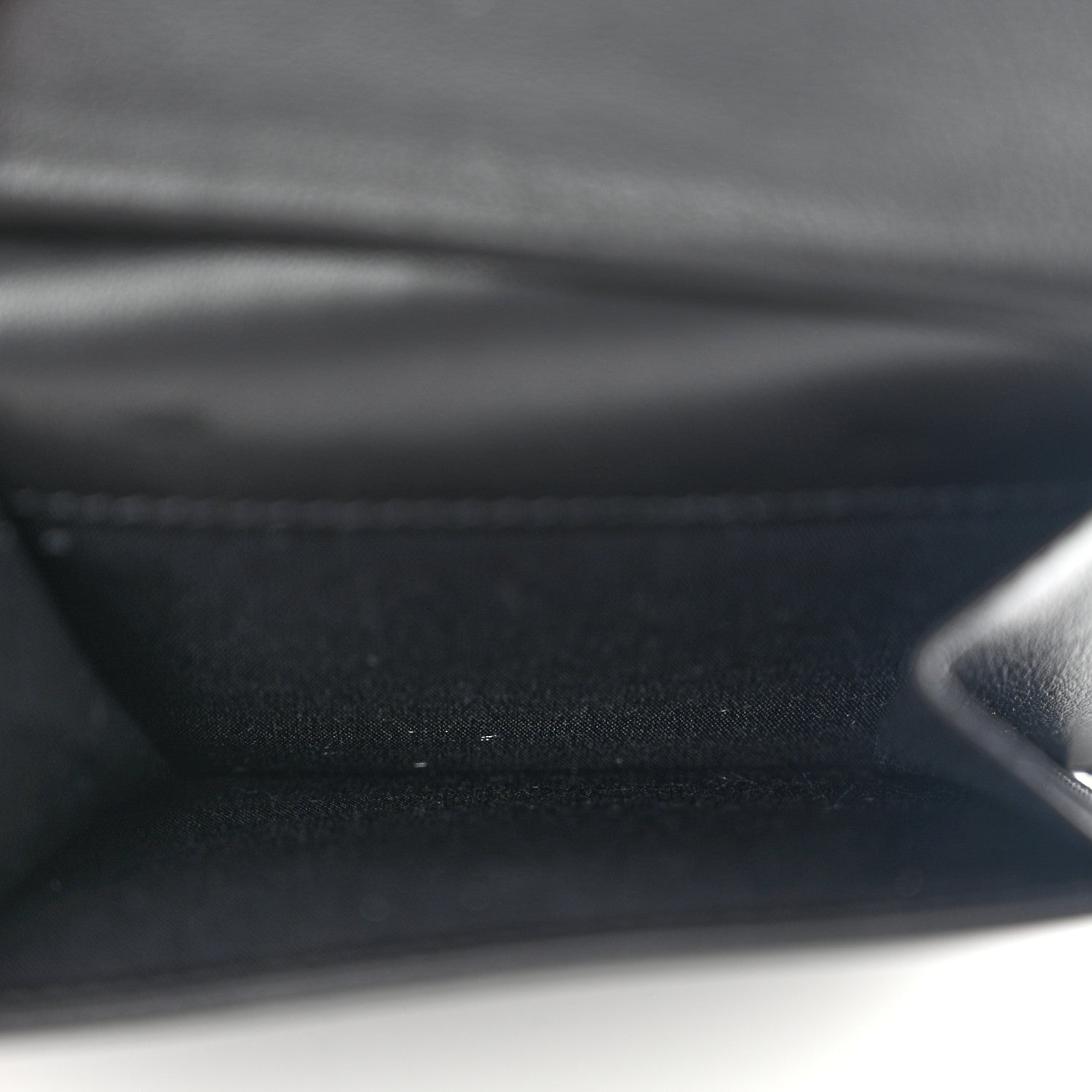 Christian Dior Calfskin Perforated Oblique Bi-Fold Do Galaxy Wallet Black 6 of 10