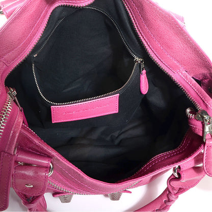 Balenciaga Agneau Giant 21 Silver Hardware Velo Cyclamen Fucsia 11 of 11