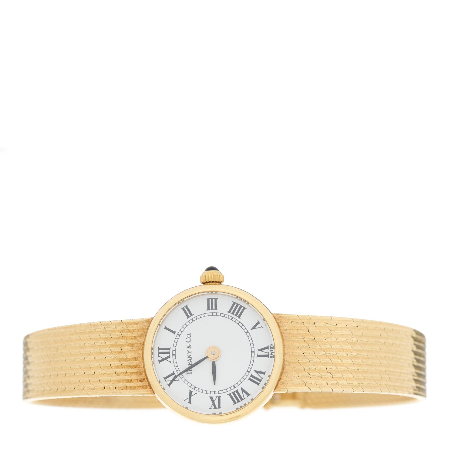 Tiffany 14K Yellow Gold 18mm Quartz Watch 3 of 10
