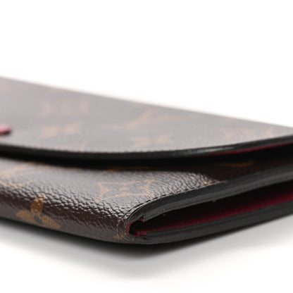 Louis Vuitton Monogram Emilie Wallet Fuchsia 9 of 10