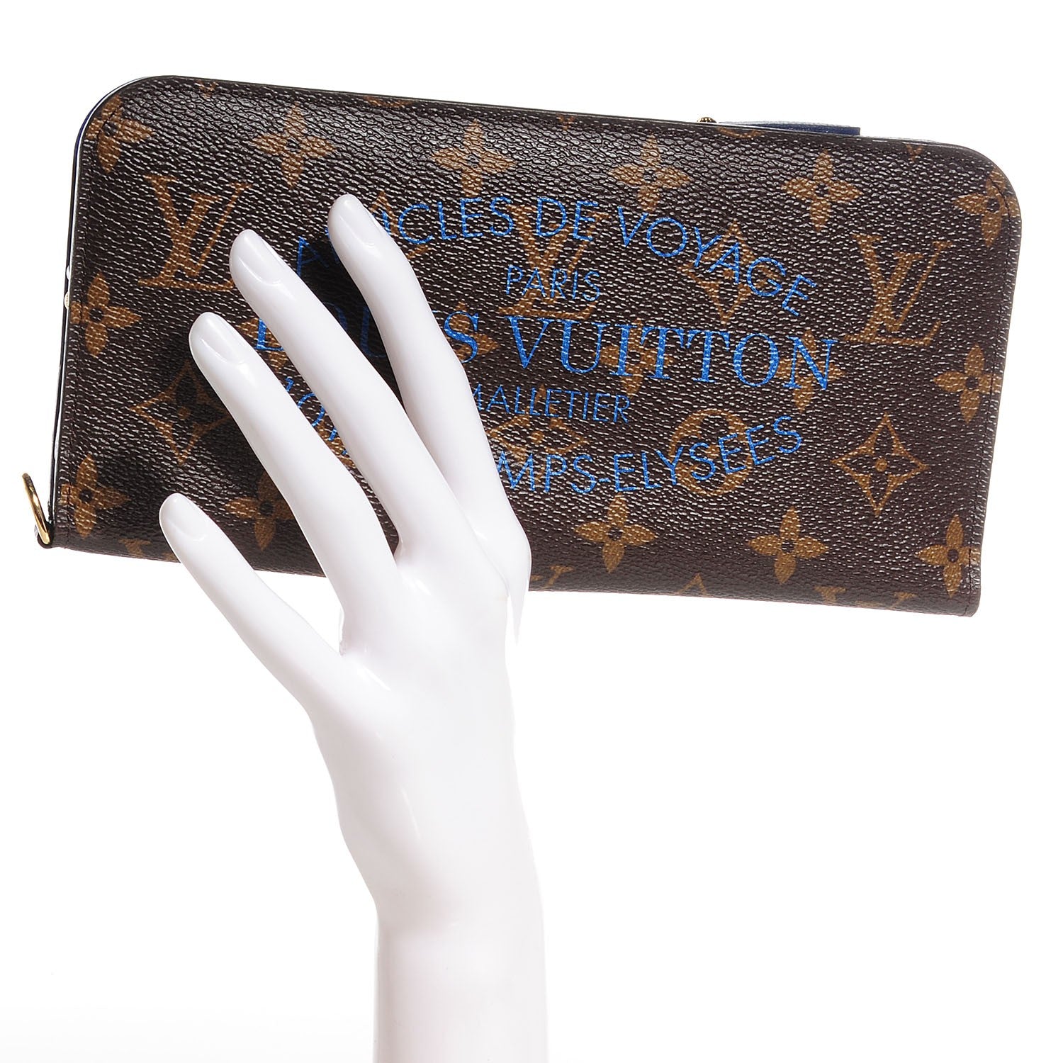 Louis Vuitton Monogram Articles de Voyage Ikat Insolite Wallet Grand Blue 2 of 8