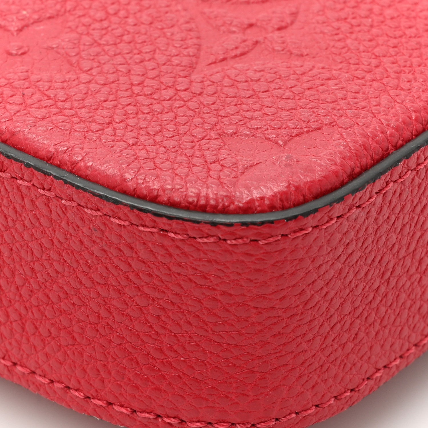 Louis Vuitton Empreinte Pochette Felicie Chain Wallet Scarlet 14 of 17