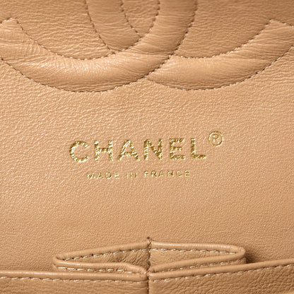 Chanel Caviar Quilted Medium Double Flap Beige 6 of 7