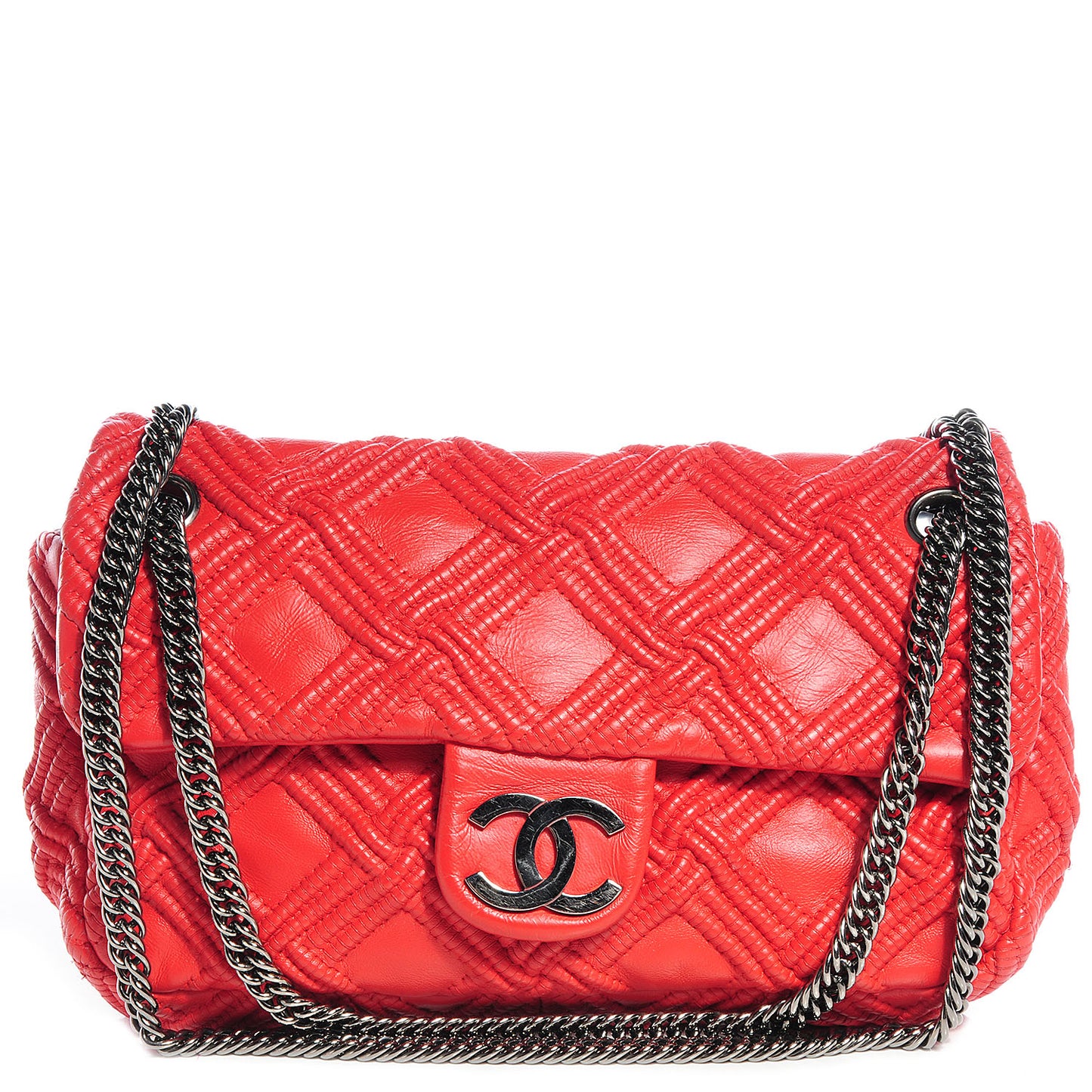 Lambskin Walk Of Fame Flap Red
