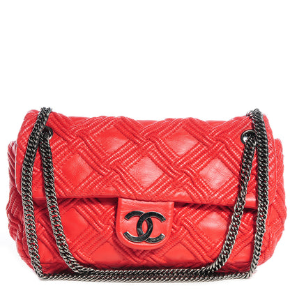 Chanel Lambskin Walk Of Fame Flap Red 1 of 7