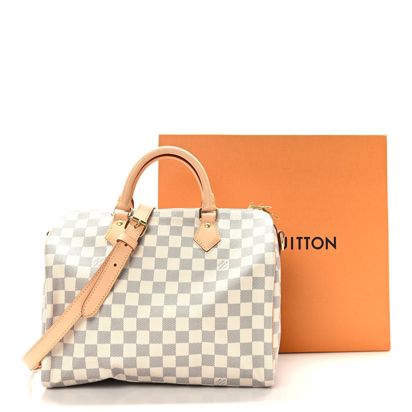 Damier Azur Speedy Bandouliere 30