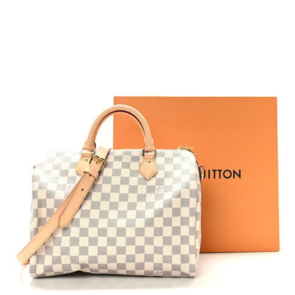 Louis Vuitton Damier Azur Speedy Bandouliere 30 11 of 11