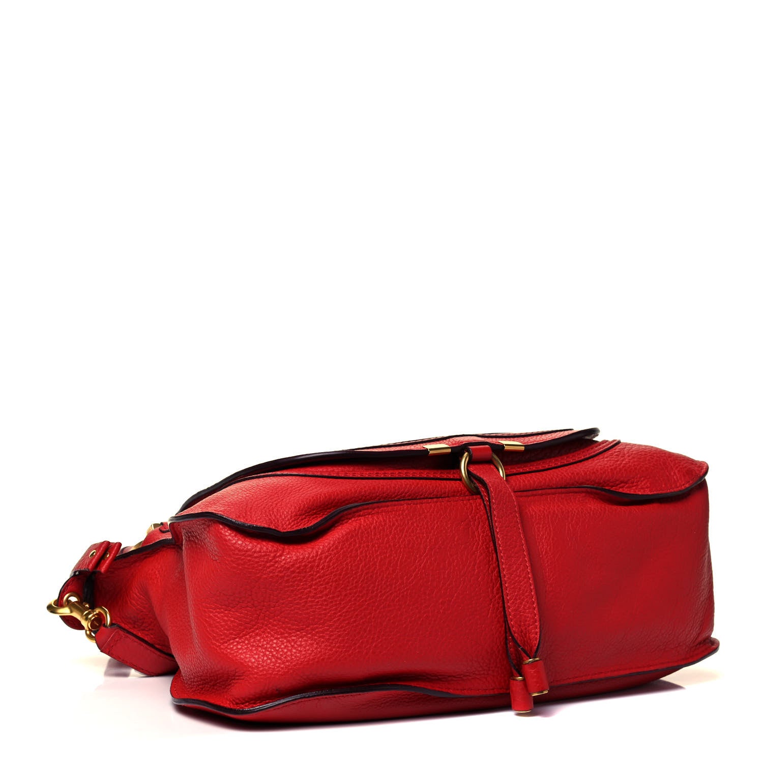 Chloe Calfskin Medium Marcie Satchel Red 4 of 9