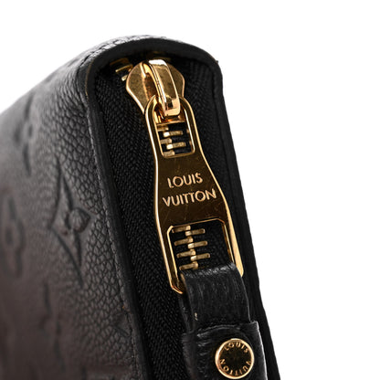 Louis Vuitton Empreinte Zippy Wallet Black 9 of 11