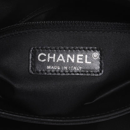 Chanel Lambskin Quilted 3 Large Flap Black 6 of 7